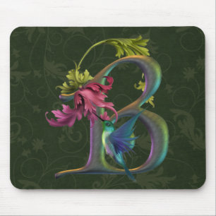 Tapis De Souris Monogramme B de colibri