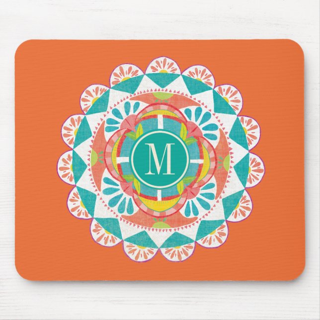 Tapis De Souris Monogramme| Comme Frida IV (Devant)