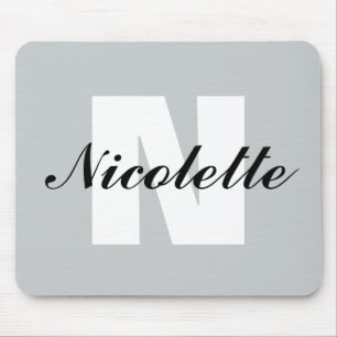 Tapis De Souris Monogramme et nom