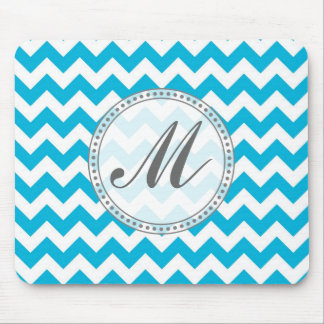 Tapis De Souris Monogramme fait sur commande avec l'arrière - plan