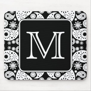 Tapis De Souris Monogramme fait sur commande sur le modèle