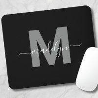 Monogramme Noir Blanc Luxueux