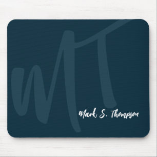 Tapis De Souris monogramme (nom et lettres initiales)