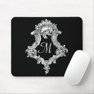 Tapis De Souris Monogramme personnalisé initial