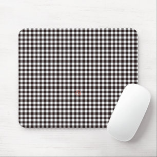 Tapis De Souris   Monogramme Plaid Chic Rustique