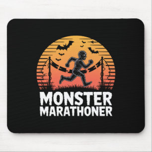 Tapis De Souris Monster Marathoner Halloween Mummy Runner