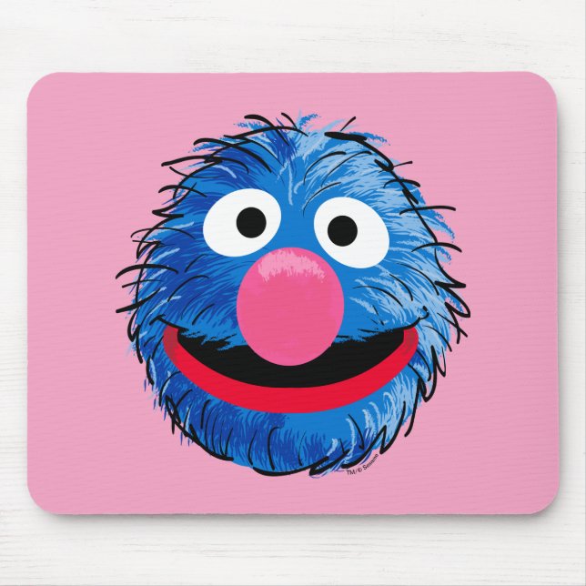 Tapis De Souris Monstre au bout de cette histoire | Grover (Devant)