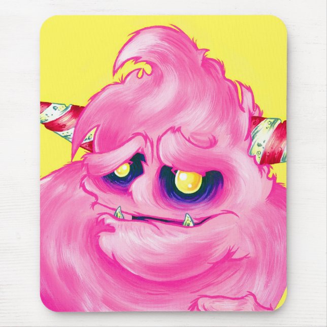 Tapis De Souris Monstre de sucrerie de coton (Devant)