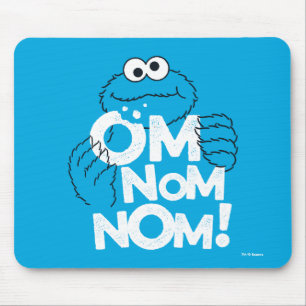 Tapis De Souris Monstre des cookies   Miam miam miam !