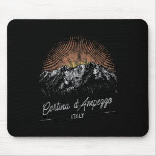 Tapis De Souris Montagnes de Cortina d'Ampezzo Italie Randonnée Ex