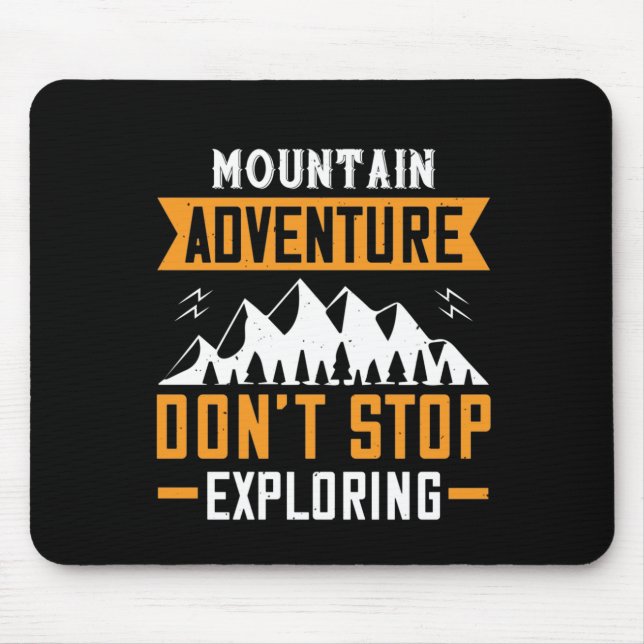 Tapis De Souris Montagnes - Mountain Adventure (Devant)