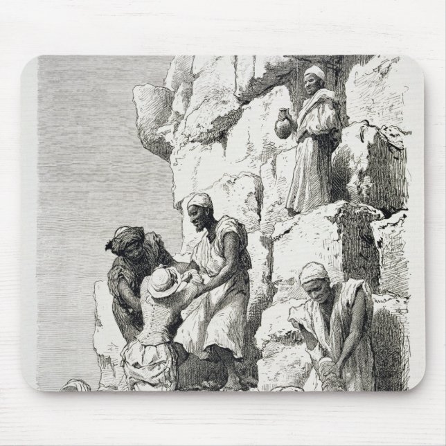 Tapis De Souris Montée de la grande pyramide, 19ème siècle (Devant)