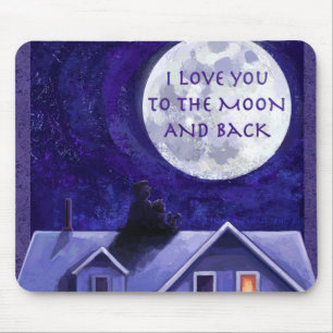 Tapis De Souris Montre Lune