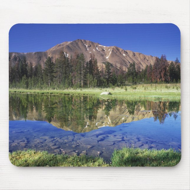 Tapis De Souris Monts Sawtooth reflétés dans le 4 juillet (Devant)