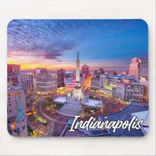 Tapis De Souris Monument Circle, Indianapolis, Indiana, USA