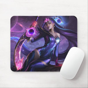 Tapis De Souris Moon Scorn Gaming Mousepad   Thème Night Warrior