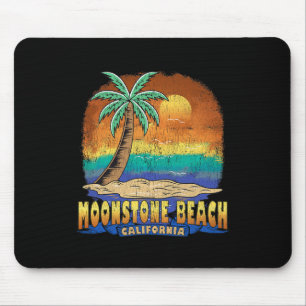 Tapis De Souris Moonstone Beach Californie Vintage Distorti Souv