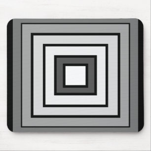 Tapis De Souris Moquette moderne minimaliste noir-blanc-gris