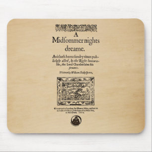 Tapis De Souris Morceau avant à l'nuits d'été Quarto rêveur