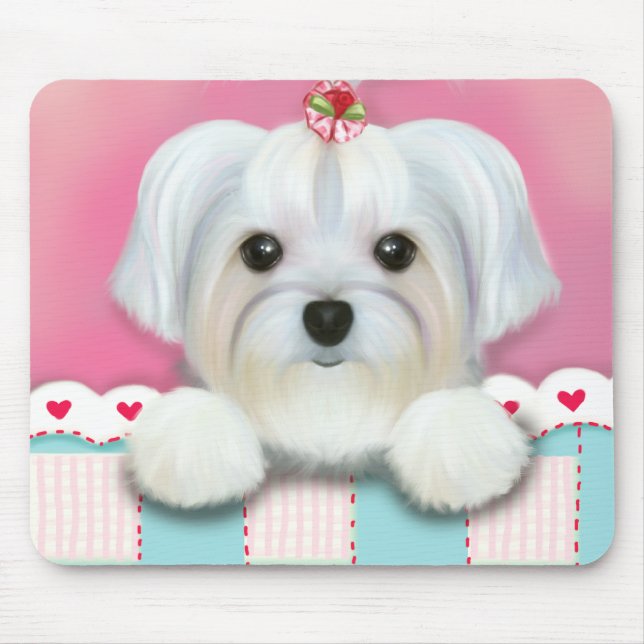 TAPIS DE SOURIS MORKIE SHELLY (Devant)