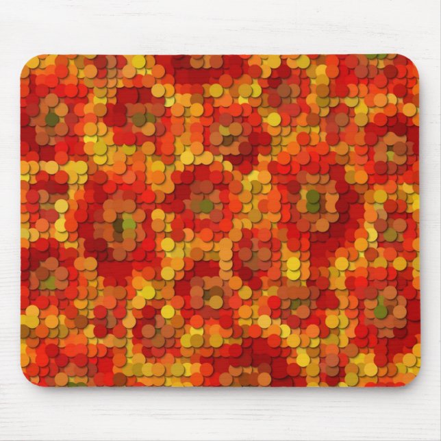 Tapis De Souris Mosaïque des fleurs (Devant)