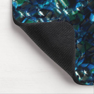 Tapis De Souris Mosaïque étrange sur arrière - plan foncé et brume
