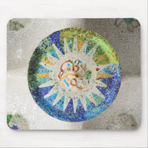 Tapis De Souris Mosaïques de Park Guell Mousepad