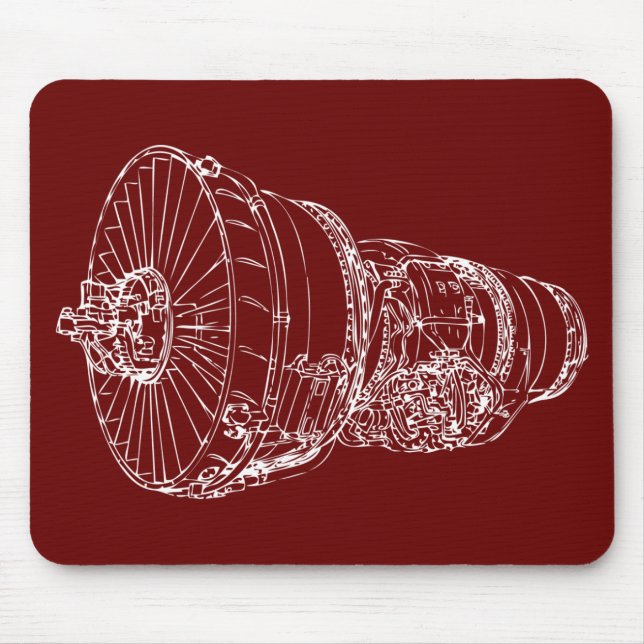 Tapis De Souris Moteur à réaction (Devant)