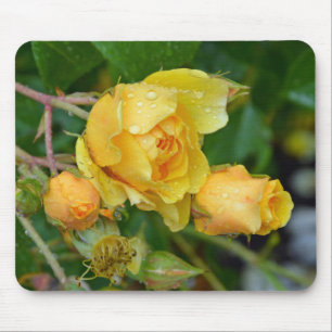 Tapis De Souris Moteur rose jaune imprimé mousepad