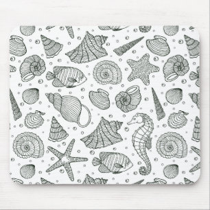Tapis De Souris Motif 3 d'habitants d'océan