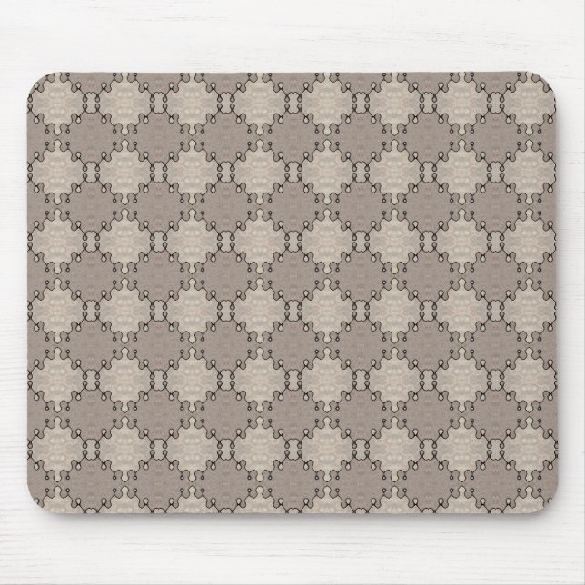 Tapis De Souris Motif à tonalité terre coupée (Devant)