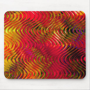 Tapis De Souris Motif Abstrait en rouge