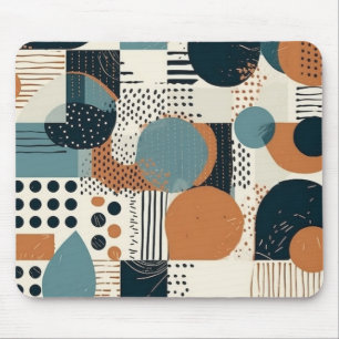 Tapis De Souris Motif Abstrait minimal sans fil - Géométrique (14)