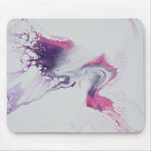 Motif abstrait rose blanc violet.