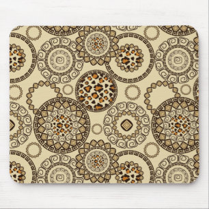 Tapis De Souris Motif africain 3 de peau de guépard