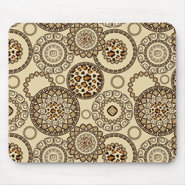 Tapis De Souris Motif africain 3 de peau de guépard (Devant)