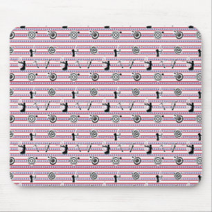 Tapis De Souris MOTIF américain au tir à l'arc - Archers Silhouett