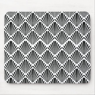 Tapis De Souris Motif Art déco noir et blanc