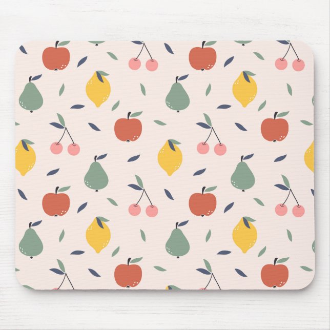 Tapis De Souris Motif aux fruits mignons (Devant)