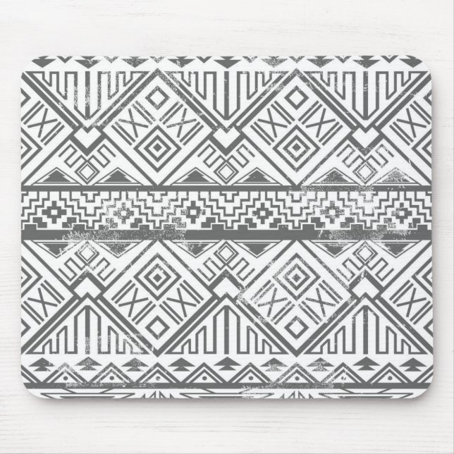 Tapis De Souris Motif aztèque géométrique abstrait 2 (Devant)