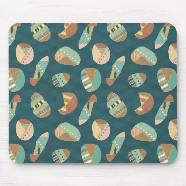 Tapis De Souris Motif bleu extérieur d'étape | de Geo (Devant)