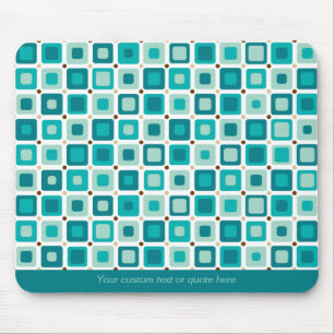 Tapis De Souris Motif carré rond Mousepad