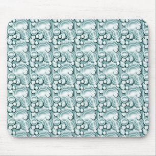 Tapis De Souris Motif Cercles bleus