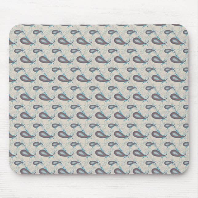 Tapis De Souris Motif Champagne Paisley (Devant)