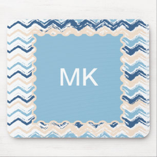 Tapis De Souris Motif Chevron de l'océan Pacifique