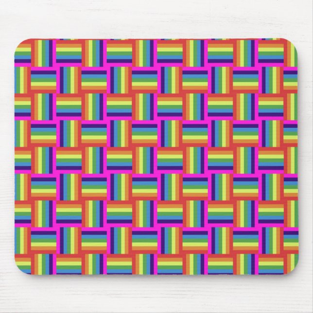 Tapis De Souris Motif couleur arc-en-ciel (Devant)