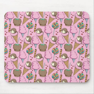Tapis De Souris Motif crème glacée motif Lollies lollipop 26