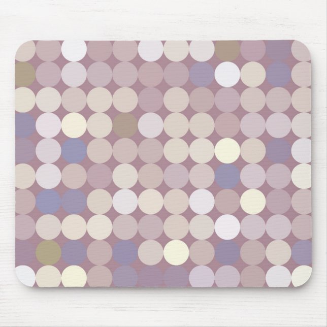 Tapis De Souris Motif d'abrégé sur cercles de tissu (Devant)