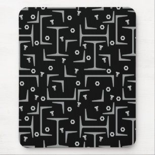Tapis De Souris Motif d'acier structurel
