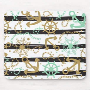 Tapis De Souris Motif d'ancre flottante